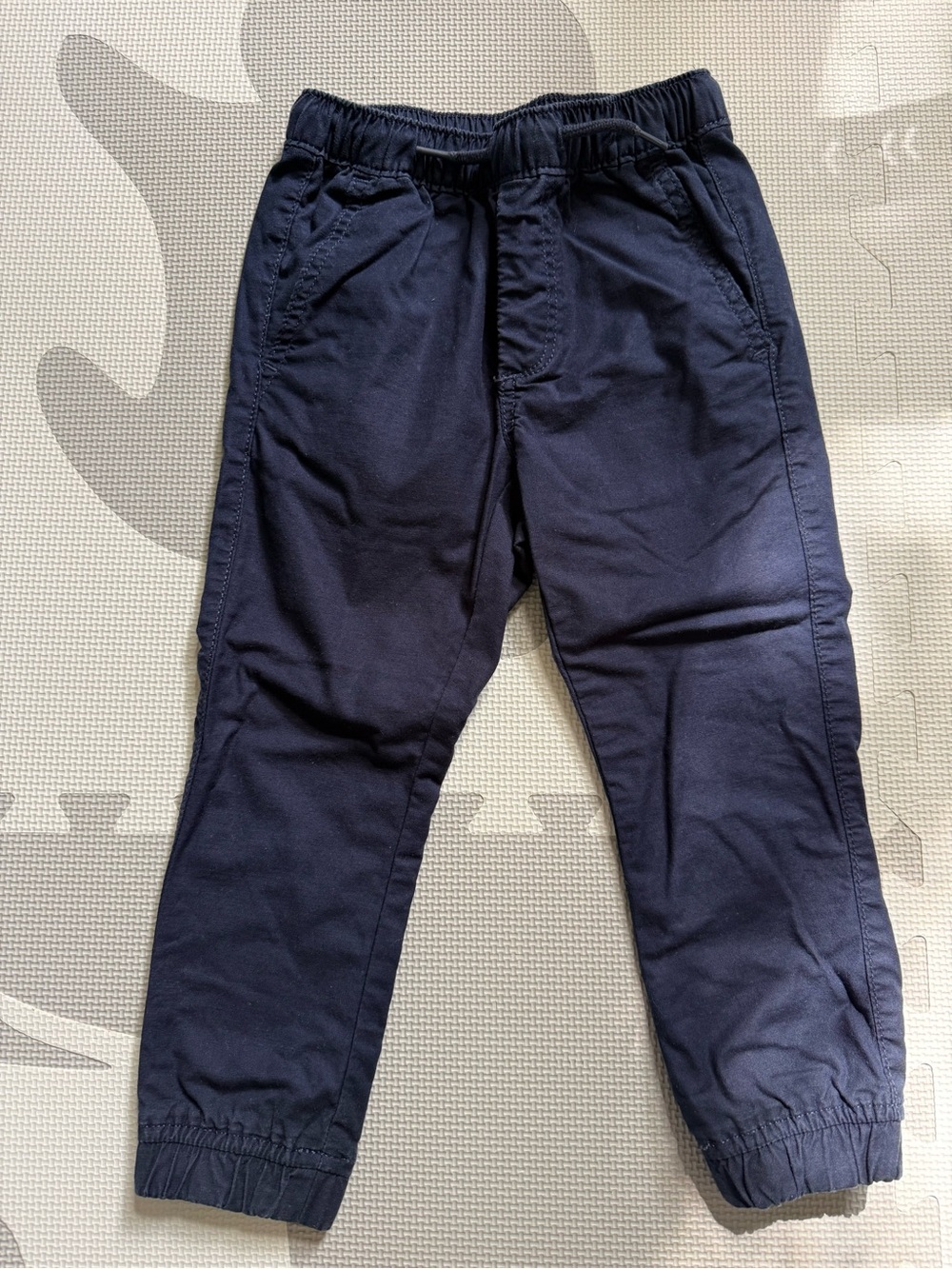 Gap kids’ Casual Elastic Waist Navy Pants (4y)